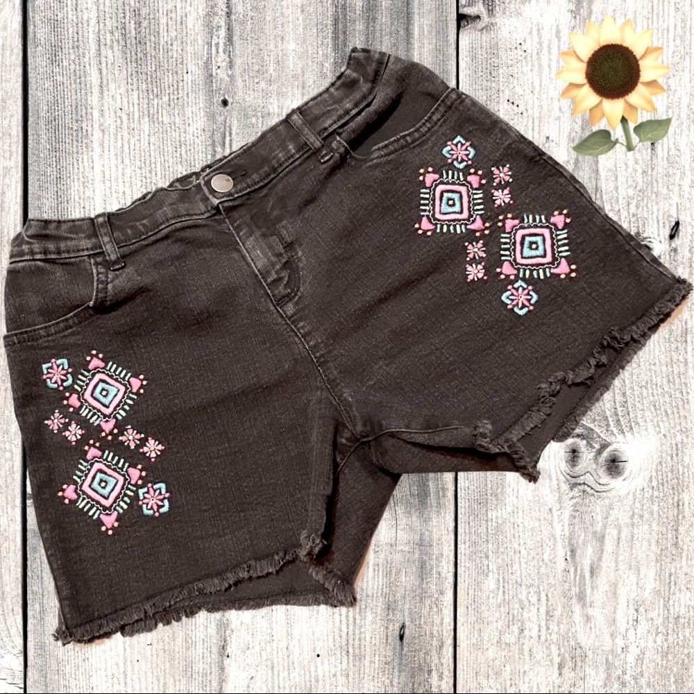 Children’s Place, black girl shorts, size 14